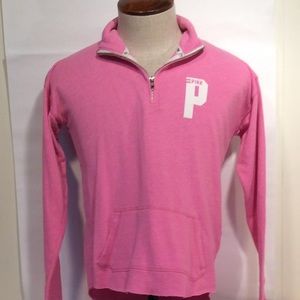 Pink Victoria’s Secret  quarter zip sweatshirt size XS